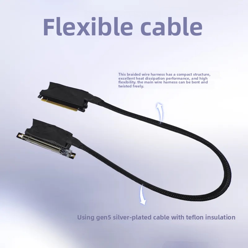 Câble d'extension pour carte g - Pcie 5.0 Gpu Riser Cable avis et prix