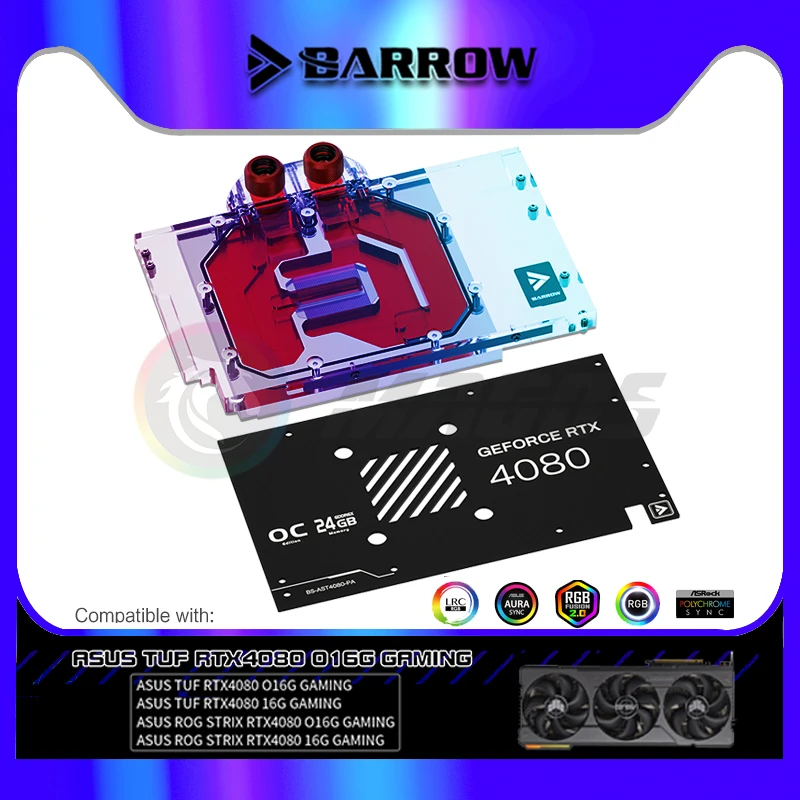 Barrow BS-AST4080-PA, bloc d'e - Rtx 4090 Water Block avis et prix
