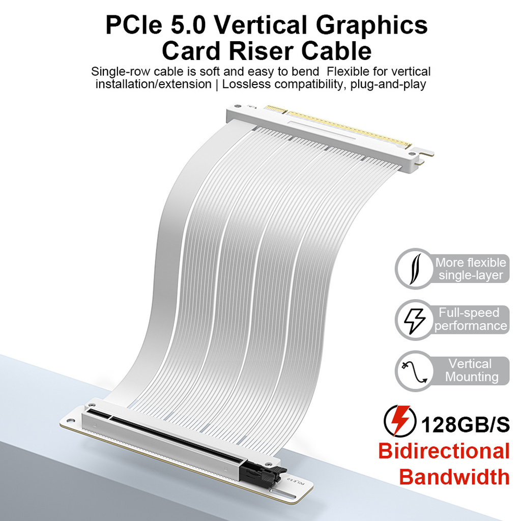 Câble d'extension de carte gra - Pcie 5.0 Gpu Riser Cable avis et prix