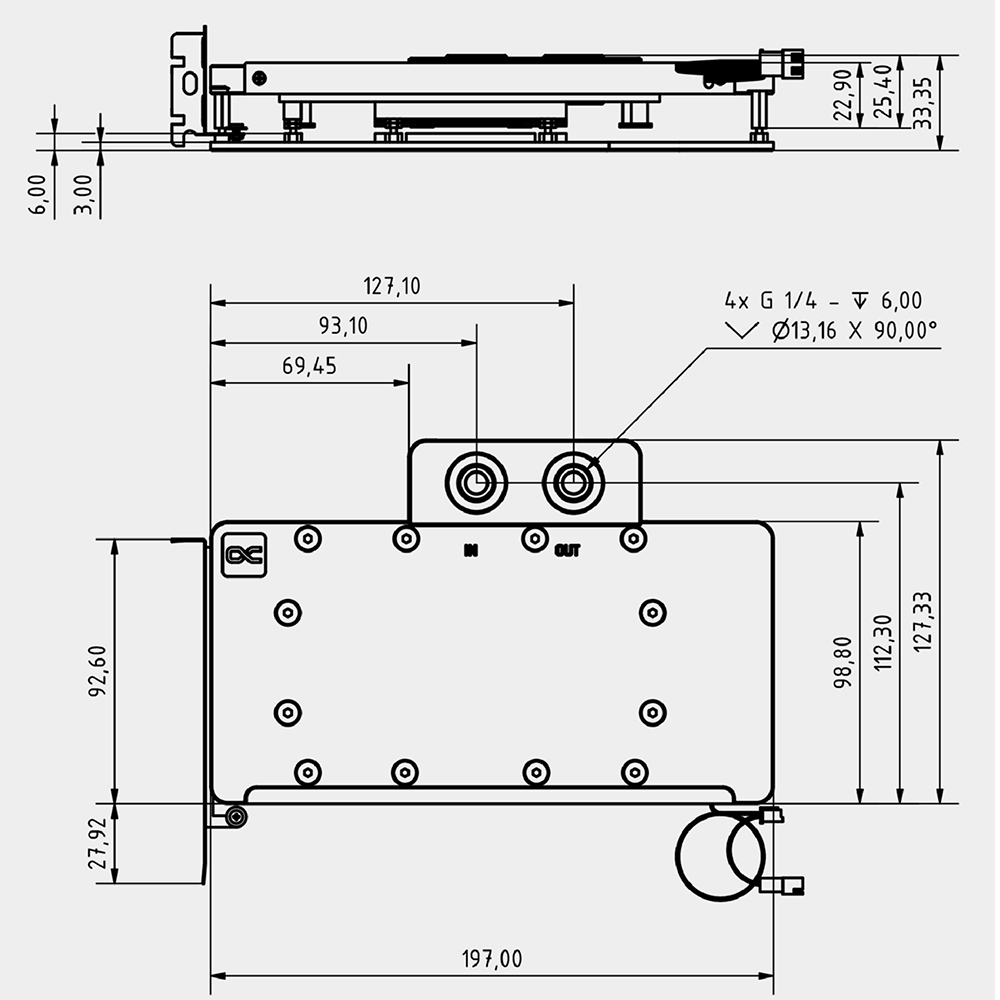 Bloc de refroidissement à eau  - Rtx 4090 Water Block avis et prix
